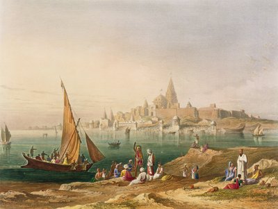 Die heilige Stadt und die Tempel von Dwarka, aus Band II von 